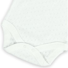 Novibaby 3'lü Jakarlı Ip Askılı Bebek Body Zıbın Çıtçıtlı 100% Pamuk