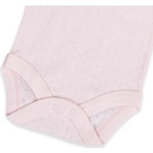 Novibaby 3'lü Jakarlı Ip Askılı Bebek Body Zıbın Çıtçıtlı 100% Pamuk