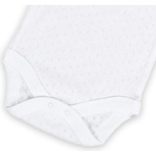 Novibaby 3'lü Jakarlı Ip Askılı Bebek Body Zıbın Çıtçıtlı 100% Pamuk