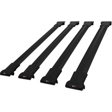 Omad Mercedes Vito (W639) 2010-2014 Arası ile Uyumlu Fly Model Ara Atkı Tavan Barı Siyah 4 Adet Bar