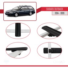 Omad Subaru Outback 1994-1999 Arası ile Uyumlu Basıc Model Ara Atkı Tavan Barı Siyah