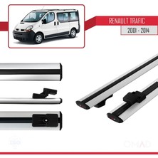 Omad Renault Trafic 2001-2014 Arası ile Uyumlu Basıc Model Ara Atkı Tavan Barı Gri