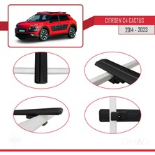 Omad Citroen C4 Cactus 2014 ve Sonrası ile Uyumlu Basıc Model Ara Atkı Tavan Barı Siyah