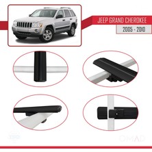 Omad Jeep Grand Cherokee 2005-2010 Arası ile Uyumlu Basıc Model Ara Atkı Tavan Barı Siyah