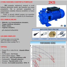 Al-Mak Bestpump 20 HP-380V-2 Kademe- 2kst 2000 Santrifüj Su Pompası