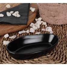 Keramika Deniz 14 cm Çerezlik Mat Siyah