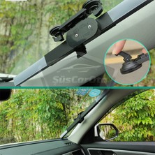 ŞüsCarOto Aksesuar Oto Katlanır Akordiyon Güneşlik Ön Arka Cam Gölgelik Metalize Trapez Sürgülü Yeni Nesil Güneş Koruyucu Oto Araba Suv Tır 70 cm x 150 cm