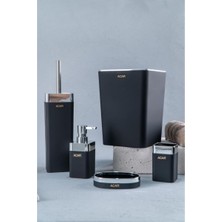 Acar Aria 5 Parça Akrilik Banyo Seti Siyah - AKR-05506/8