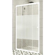 Durul Duşakabin Modern Tasarım Alüminyum ve Buzlu Cam 138x180 cm Kolay Temizlik Özelliği