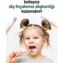 T-Brush Nano Doğal Bambu Vegan Çocuk Diş Fırçası - Beyaz Renk - Ultra Soft - Plastiksiz