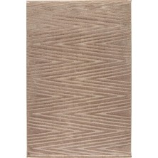 Romans Halı Çam Halı Eyfel 3106 Vizon Romans Halı Modern Desenli Makine Halısı