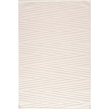 Romans Halı Çam Halı Eyfel 3105 Krem Romans Halı Modern Desenli Makine Halısı