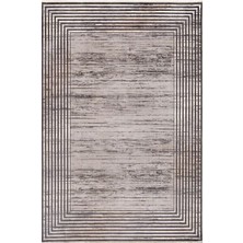 Romans Halı Çam Halı Naturel 1706 Gri Romans Halı Modern Eskitme Desenli Makine Halısı