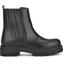 Ziya Ziya, Kadın Hakiki Deri Bot 13319Z66302 Siyah