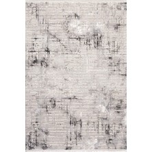 Romans Halı Çam Halı Norm 6213 Gri Romans Halı Modern Desenli Makine Halısı