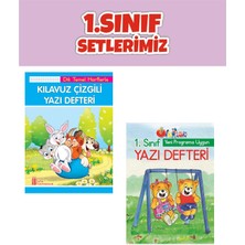 Ata Yayıncılık  1.Sınıf Küçük Boy Kılavuz Çizgili Yazı Defteri Seti