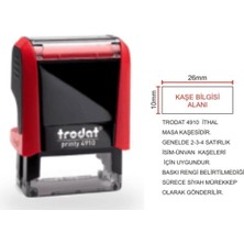 Trodat 4910 - Isim Ünvan Kaşesi - Yazısı Dahil 4910 -
