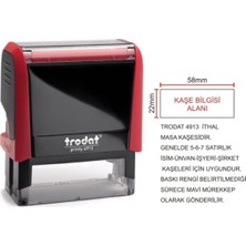 Trodat 4913 - Firma- Şirket Kaşesi - Yazısı Dahil 4913