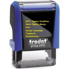 Trodat Isim Ünvan Kaşesi - 4910 - Yazısı Dahil