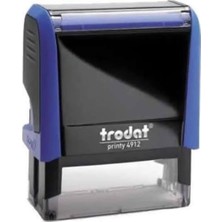 Trodat 4912 P4 Kase Mavi Govde Mavi Keçe