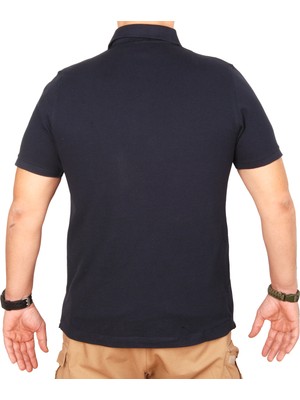 Yds Professional Polo T-Shirt -Lacivert (Profesyonel Kisa Kollu Polo T-Shirt)