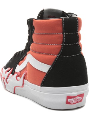 VN0005UJGWP1 Vans Sk8-Hi Flame Spor Ayakkabı Kırmızı