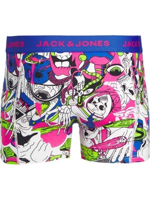 Jack & Jones 12240221 Jacspace Skull Trunks 3 Pack Renkli