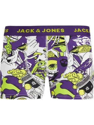 Jack & Jones 12240221 Jacspace Skull Trunks 3 Pack Renkli