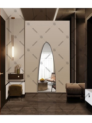 Rivomo Siyah 150X50 Dekoratif Boy Aynası