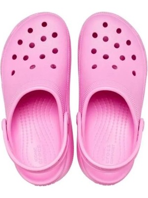 Crocs Classic Crocs Cutie Clog Kadın Topuklu Pembe Terlik 207708-6SW