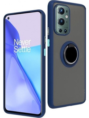Apsuwa Oneplus 9 Pro Kılıf Montreal Yüzüklü Standlı Arkası Buğulu