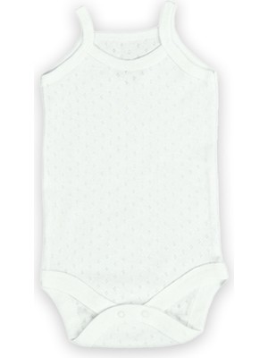 Novibaby Jakarlı İp Askılı Bebek Atlet Body Zıbın Çıtçıtlı 100% Pamuk