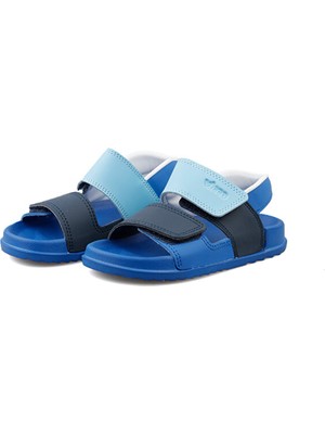 Vicco Krixi Phlon Hafif Taban Cırtlı Çocuk Sandalet Laci Mavi