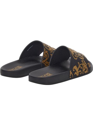 Versace Jeans Couture Siyah Kadın Terlik 74VA3SQ3ZS365G89