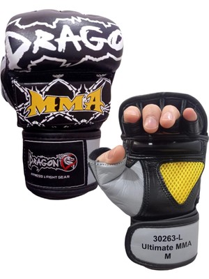 DragonDo 30263-L Ultimate Mma Eldiveni Hakiki Deri Serbest Dövüş Eldiveni