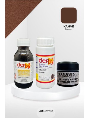 Derby Deri Renk Değiştirme Seti - Kahv