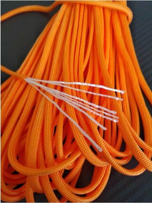 Paracord Dünyası 5 Metre Paracord Bileklik Ipi Turuncu