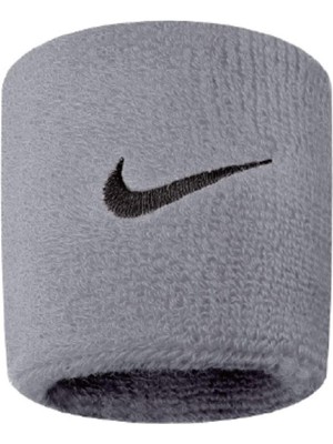 Nike Swoosh Wristbands 2 Uni Gri Antrenman Bileklik N.NN.04.051.OS