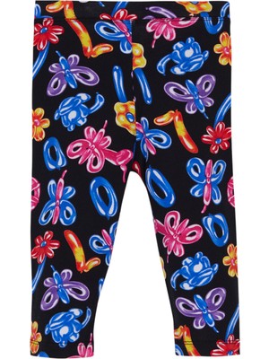 Jelly Balloon Kız Çocuk Desenli Diz Altı Tayt Kapri