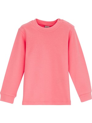 Somon Basic Kız Bebek Çıtçıtlı Yaka Kışlık Uzun Kollu Tişört