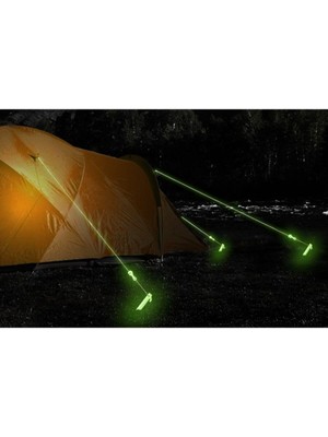 Proware Fosforlu Gece Parlayan Kamp Çadır Kazığı 6 Adet