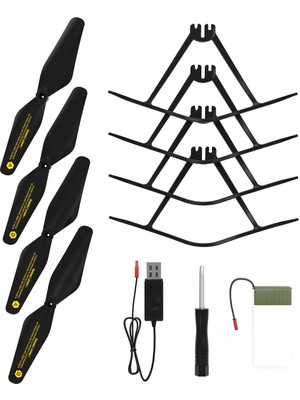 Corby Bataryalı Drone Aksesuar Paketi CX007-CX014 Uyumlu 1200mAh Batarya ve Yedek Parçalar