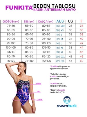 Funkita Texta Mess Bikini Takımı, Alt, Üst Takım Kadın Bikini