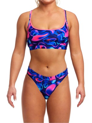 Funkita Liquid Lights Bikini Takımı, Alt, Üst Takım Kadın Bikini