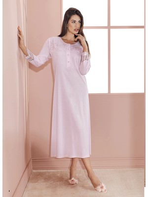 ALFA AKSESUAR 03 Espuar 737 Penye Uzun Gecelik Sabahlık Takım