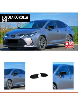 Toyota Corolla E210 Batman Yarasa Ayna Kapağı Piano Black / 2018 Sonrası