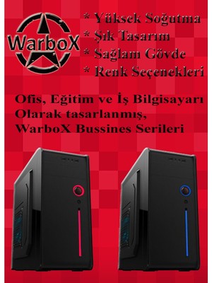 Warbox Trevor Pro I3 3220 8gb Ram 256GB SSD R5 230 2gb E.kartı 18.5 Hd Monitör Oyuncu Bilgisayarı