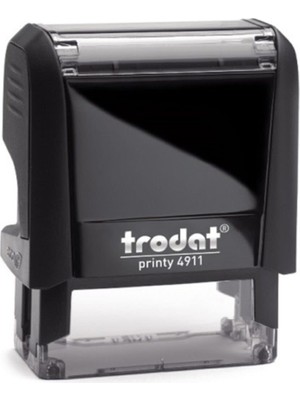 Trodat Siyah Kaşe 4911 Isim Kaşesi Otomatik Damga Siyah Keçe (Yazı Dahil)