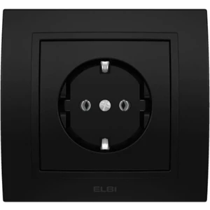 Zena Vantablack Topraklı Priz+ Çerçeve Dahil