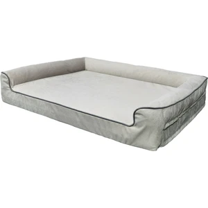 Premium Sofa Blok Sungerli Alezli Fermuarlı Yıkanabilir Köpek Yatağı-S-Ten